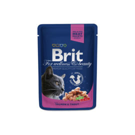 Brit Premium Cat Pouches with Salmon & Trout