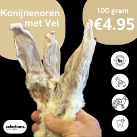 KONIJNENOREN MET VEL 100 gram