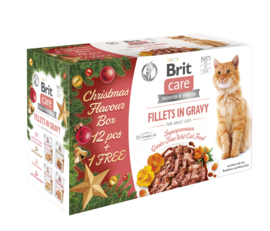 BRIT BC Cat Pouches - Christmas Flavour Box - 12 + 1 pcs