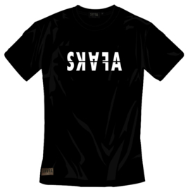 BLACK TSHIRT - SKAFA WHITE