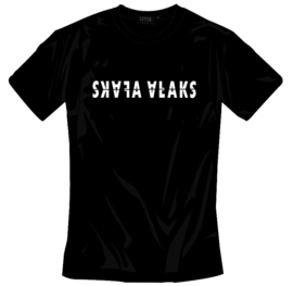 BLACK TSHIRT - SKAFA ATAKS WHITE