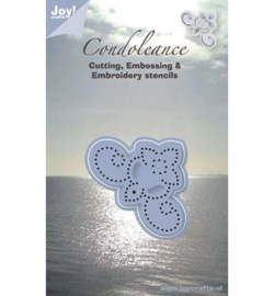 Joy Snij- embossing- borduurmal condoleance 6002/1006