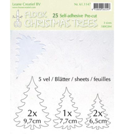 Leane Creatief Flock Paper -White 61.1147