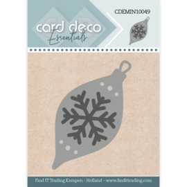 Card Deco Essentials - Mini Dies - 49 - Christmas Bauble CDEMIN10049