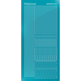 Hobbydots sticker 03 - Mirror Azure Blue STDM03M