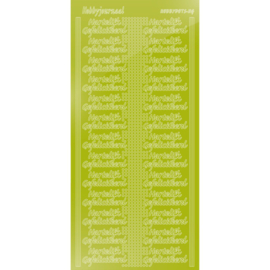 Hobbydots sticker HG - Mirror Leaf Green STDMHGN