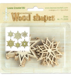 Leane Creatief Wood Shapes stars 71.2533