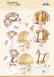 3D Cutting Sheet - Jeanine's Art - Yellow Forest CD11583