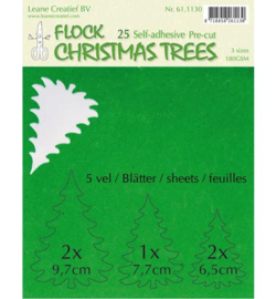 Leane Creatief Flock Paper - Green 61.1130