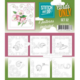 Stitch & Do - Cards only - 4k - Set 32 COSTDO10032