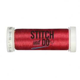 Stitch & Do 200 m - Linnen - Kerst rood SDCD34