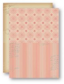 Background Sheets A4 salmon ornament NEVA045