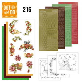 Dot and Do 216 - Precious Marieke - Flowers and Fruits - Flowers and Strawberries DODO216