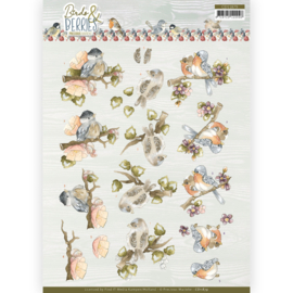 3D Cutting Sheet - Precious Marieke - Birds and Berries - Cranberries CD11879
