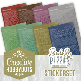 Creative Hobbydots Stickerset 34 - Precious Marieke - Birds and Berries CHSTS034