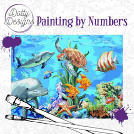 Dotty Design Painting by Numbers - Underwater World DDP1008