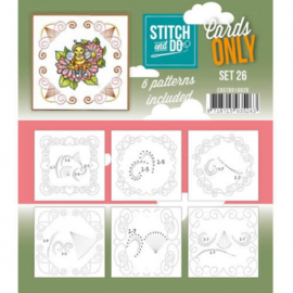 Stitch & Do - Cards only -4k -  Set 26 COSTDO10026