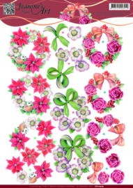 3D knipvel - Jeanine's Art - Wreaths CD10979