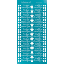 Hobbydots sticker PF - Mirror Azure Blue STDMPFM