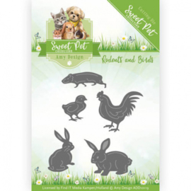 Die - Amy Design - Sweet Pet - Rodents and Birds ADD10119