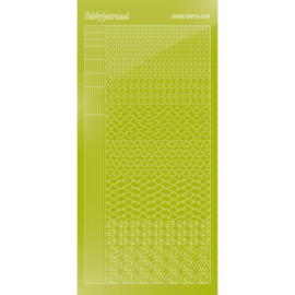 Hobbydots sticker 14 - Mirror Leaf Green  STDM14N
