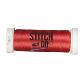 Stitch & Do 200 m - Linnen - Rood SDCD13