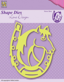 Shape Die Lene Design Horse shoe SDL005