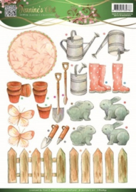 3D Knipvel - Jeanines Art - Garden Classics - Garden Tools 2 CD10833