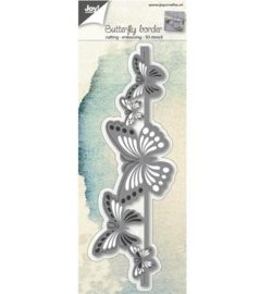 Joy 3D stencil Rand vlinders 6002/0689