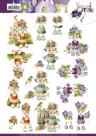3D Cutting Sheet - Precious Marieke - Flowerpot Friends CD11726