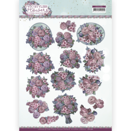 3D Cutting Sheet - Yvonne Creations - Stylisch Flowers - Sweet Bouquet CD11781