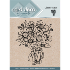 Card Deco Essentials Clear Stamps - Bouquet CDECS096
