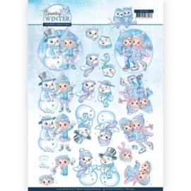 3D Knipvel - Yvonne Creations - Sparkling Winter - Winterfun CD11404