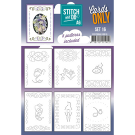 Stitch and Do - Cards Only - Set 16  COSTDOA610016