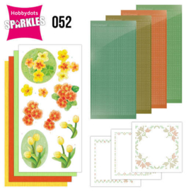 Sparkles Set 52 - Jeanine's Art - Orange Flowers - SPDO052