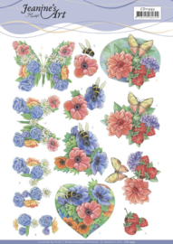 3D Cutting Sheet - Jeanine's Art - Summer Flowers CD11493