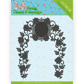 Dies - Yvonne Creations - Funky Nanna's - Floral Arch YCD10158