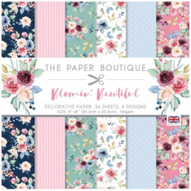 The Paper Boutique Bloomin' Beautiful 8x8 Paper Pad PB1752