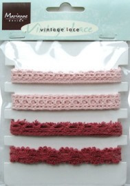 MD Ju0844 Vintage lace pink