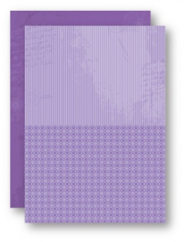 Doublesided background sheets A4 purple stripes NEVA024