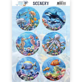 Push Out Scenery - Amy Design - Underwater World - Sea World CDS10029