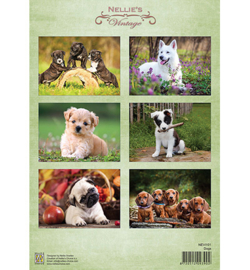 Nellie decoupage sheet NEVI101 - Dogs