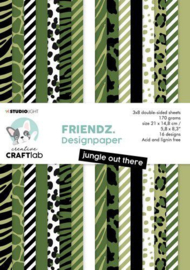 Studio Light CCL-FR-PP47 CraftLab papierblok Jungle out there Friendz