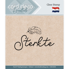 Card Deco Essentials - Clear Stamps - Sterkte CDECS058
