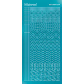 Hobbydots sticker 14 - Mirror Azure Blue STDM14M