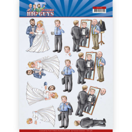 3D Cutting sheet - Yvonne Creations - Big Guys - Workers - Well Dressed CD11482