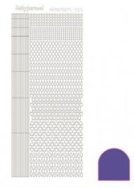 Hobby dots sticker mirror purple 005 STDM059