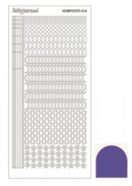 Hobby dots sticker Mirror Violet 016 STDM166