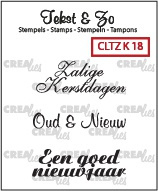 Crealies Clearstamp Tekst&Zo Kerst 18 (NL) CLTZK18 130505/2018