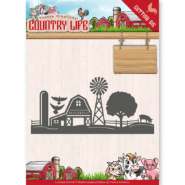 Dies - Yvonne Creations - Country Life Farm Border YCD10125